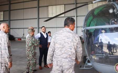 Minister Ramsaran: “Onderhoud Chetak-helikopters gestart, inzetbaarheid volgt”