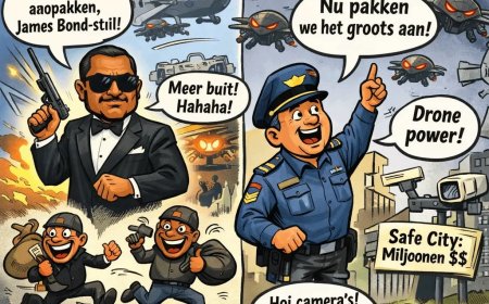 Van James Bond-helikopter tot Stealth-drones: criminaliteit kijkt gezellig mee