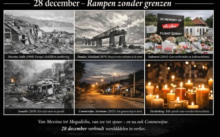 28 december: een wereldwijde rampendatum, nu ook een litteken in Commewijne