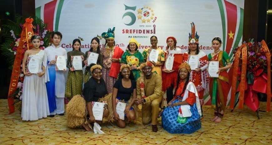 Ambassade van Suriname in China viert 50 jaar Srefidensi