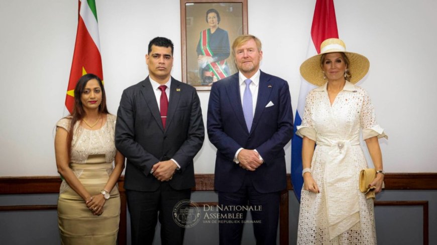 Koningspaar en Suriname spreken zich uit voor gelijkwaardige relatie