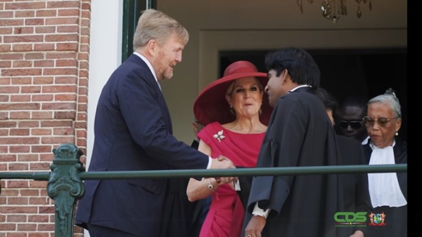 Koning Willem-Alexander informeert naar mogelijkheden digitale rechtspraak in afgelegen gebie