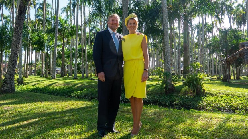 Koning Willem-Alexander en koningin Máxima starten tweede dag staatsbezoek met fotosessie