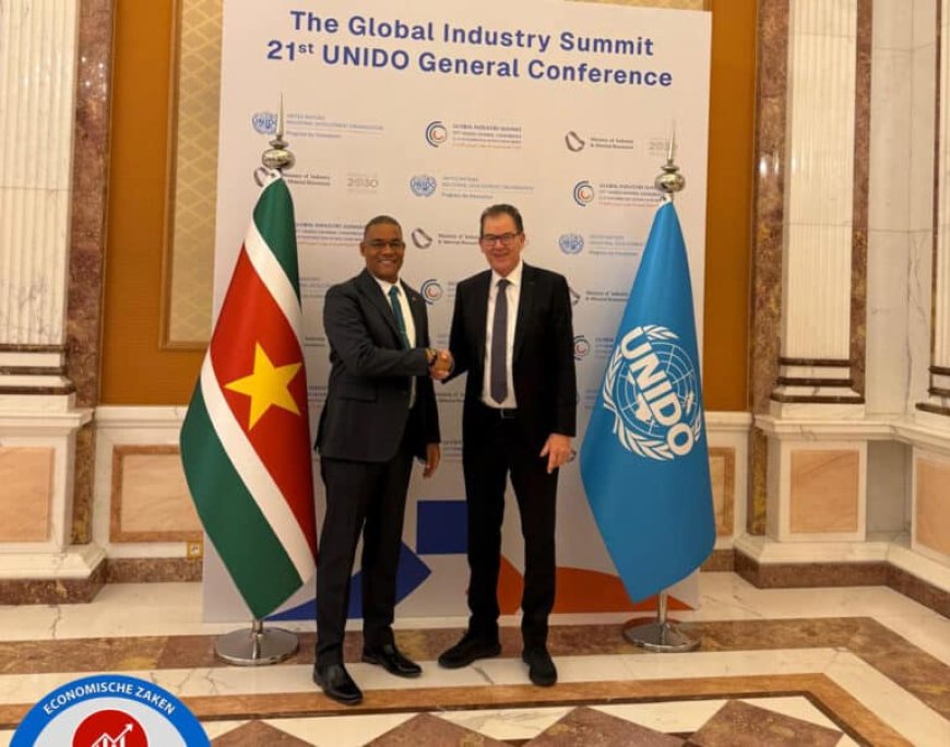 Suriname en UNIDO versterken samenwerking voor industriële ontwikkeling