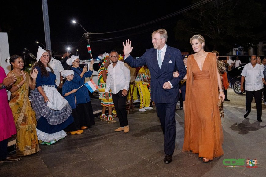 Koning spreekt Suriname persoonlijk en historisch toe tijdens Staatsbanket
