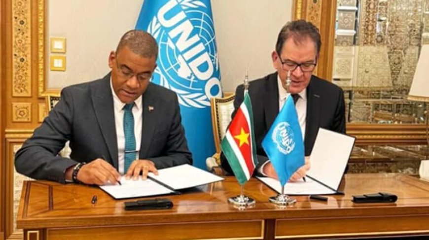 Suriname en UNIDO tekenen vijfjarig partnerschap voor industriële doorbraak