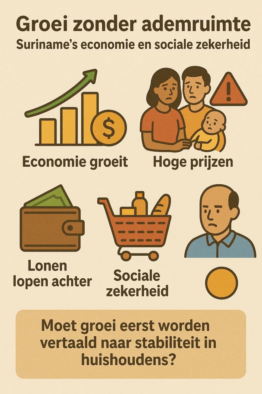 Groei zonder ademruimte: Suriname’s economie en sociale zekerheid
