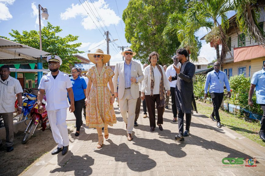 Plantageleven geschetst tijdens Koninklijk bezoek aan Johanna Margaretha en Frederiksdorp