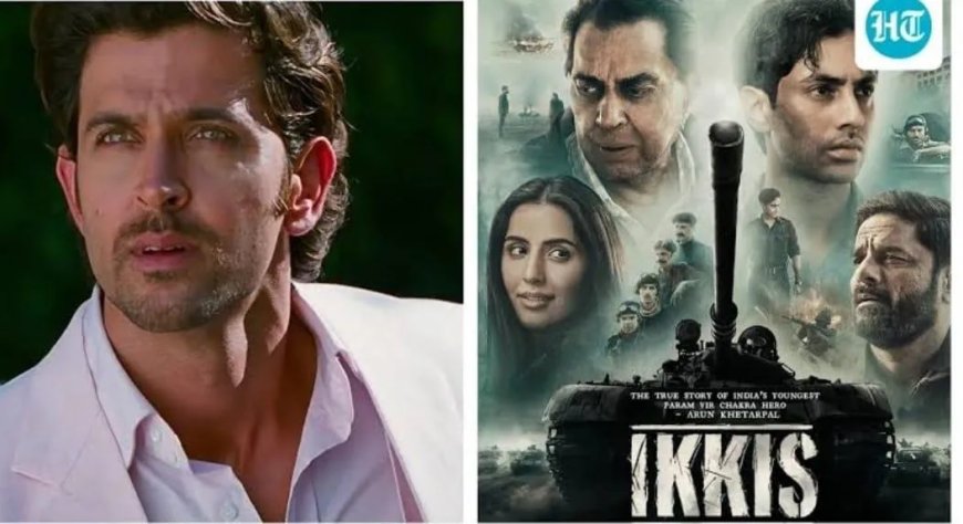 Hrithik Roshan steunt Agastya Nanda in film ‘Ikkis’