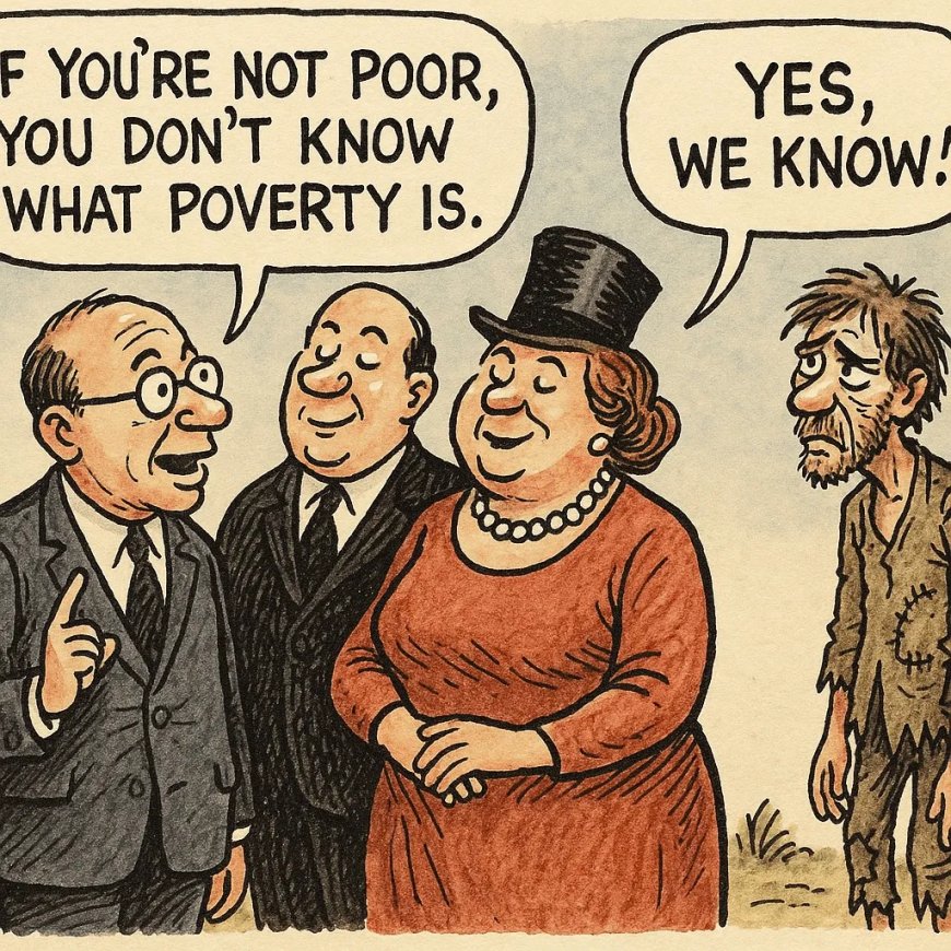 De rijken der aarde en hun liefde voor armoede