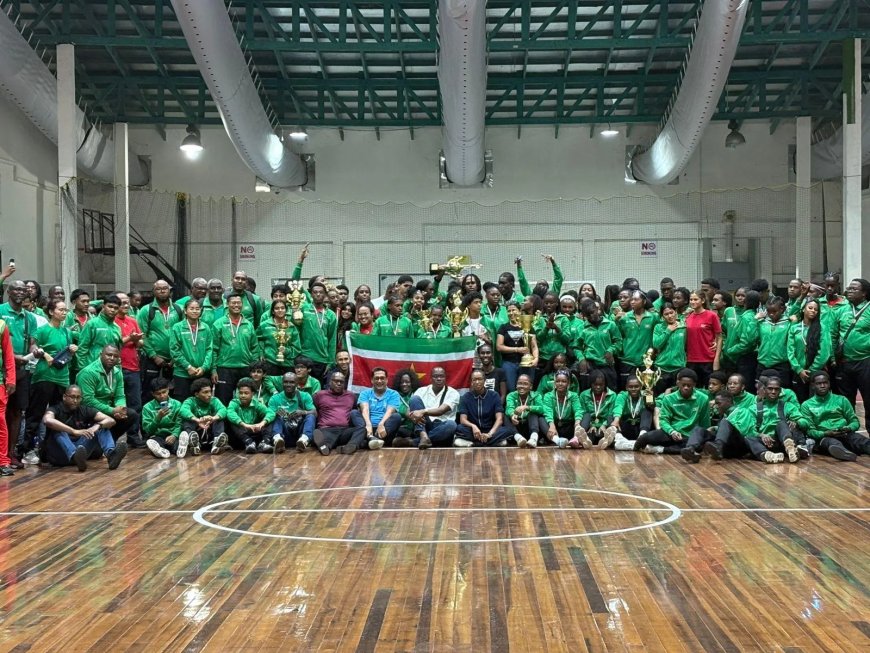 Suriname kroont zich tot kampioen Inter-Guyanese Spelen 2025