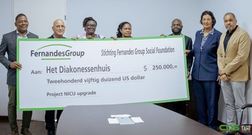Couveuse-afdeling Diakonessenhuis wordt gerenoveerd na donatie van USD 250.000,-
