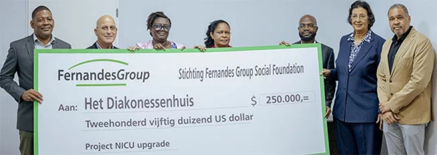 Fernandes steunt kwetsbare baby’s met forse bijdrage aan Diakonessenhuis