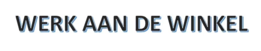 Column: Werk aan de winkel