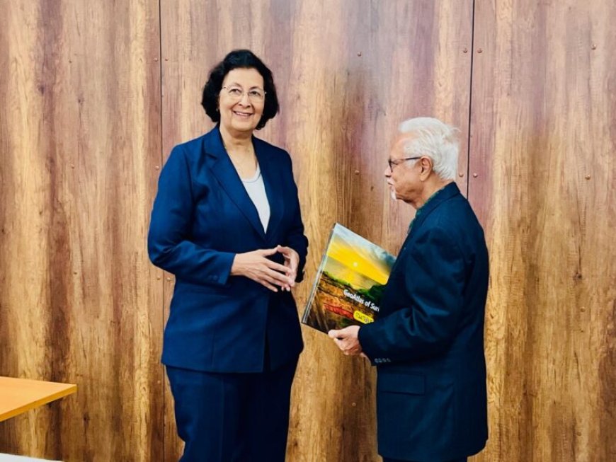 GeoAtlas van Suriname opgedragen aan Eddy Jharap: pionier van de nationale oliedroom