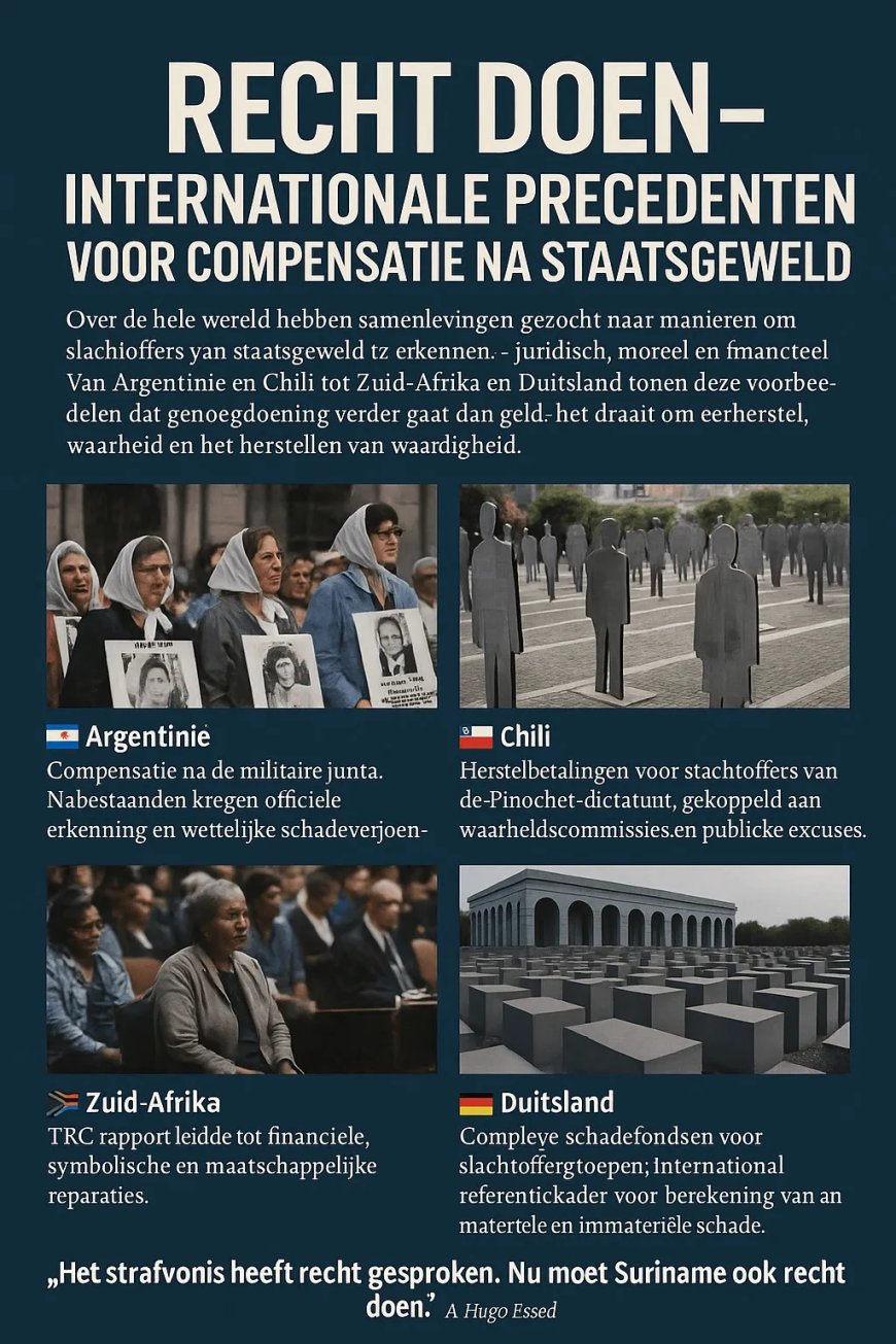 Financiële genoegdoening na staatsgeweld: hoe andere landen omgaan met compensatieclaims