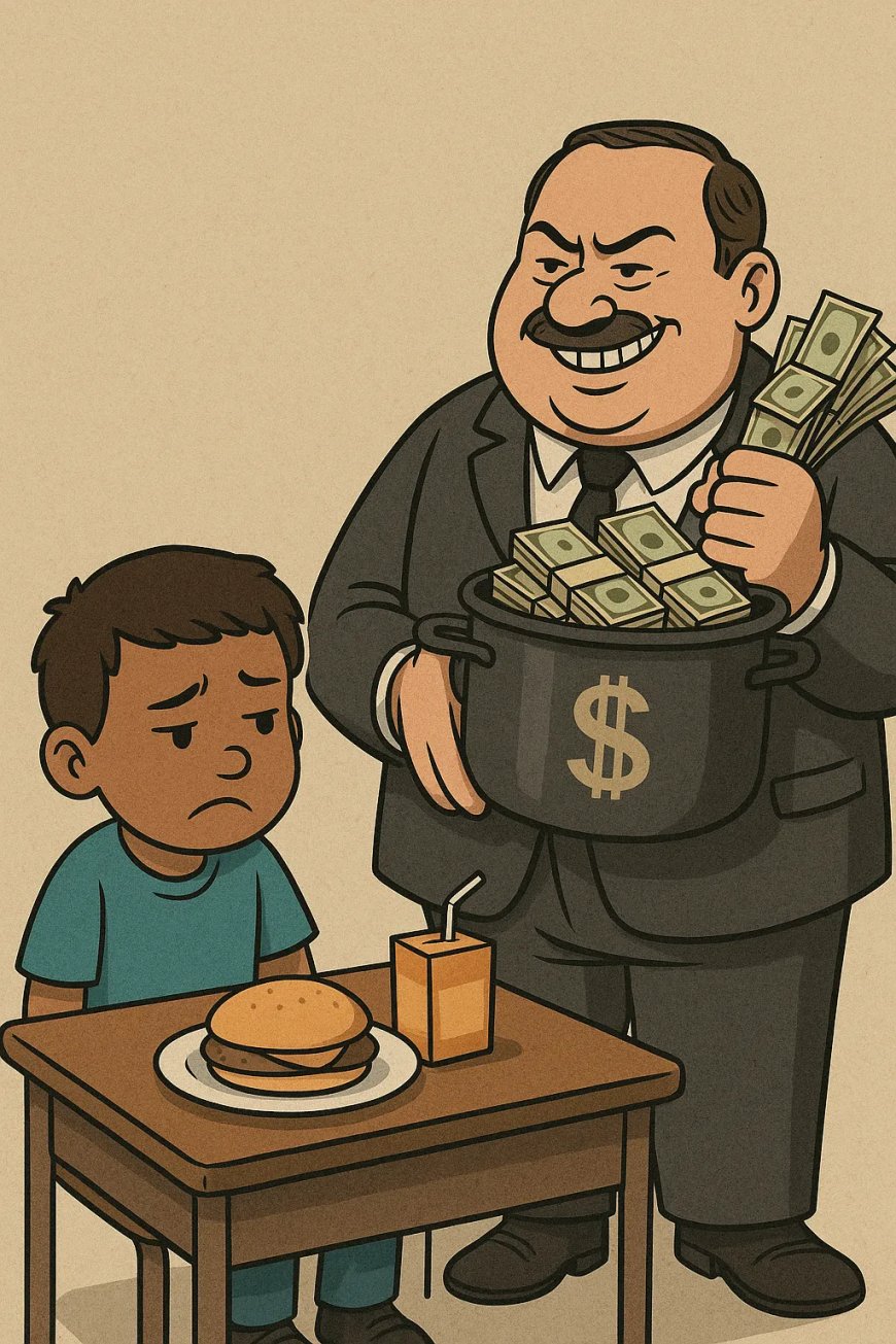 Broodje voor het kind, winst voor de pot?