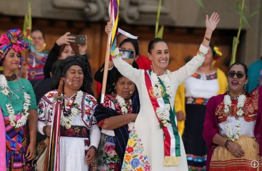 Mexicaanse president Sheinbaum komt op voor inheemse vrouwen