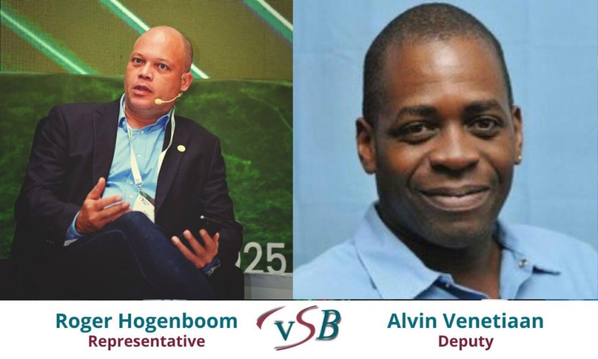 Roger Hogenboom en Alvin Venetiaan vertegenwoordigen sector Industrie in VSB-bestuur