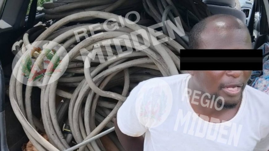 Zwaarbeladen voertuig met vermoedelijk gestolen kabels onderschept op Martin Luther Kingweg