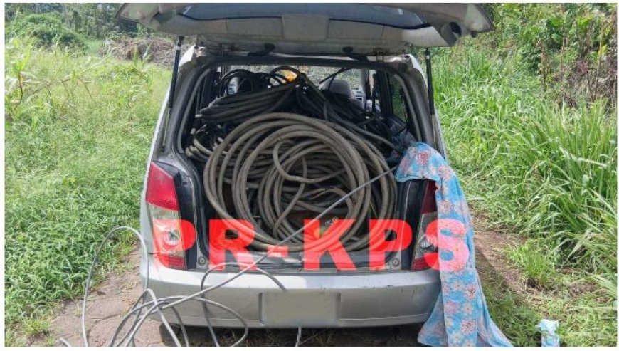 ‘Taxirit’ eindigt in aanhouding na vondst elektrische kabels