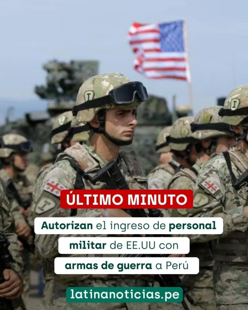 Peru verleent Amerikaanse troepen toegang volgend jaar