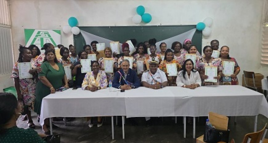 75 personen in Albina geslaagd voor vakgerichte trainingen