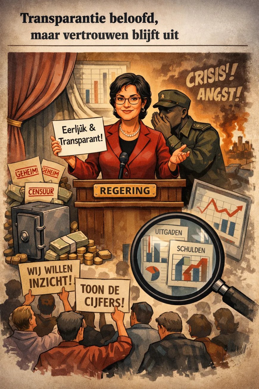 Transparantie beloofd, maar vertrouwen blijft uit