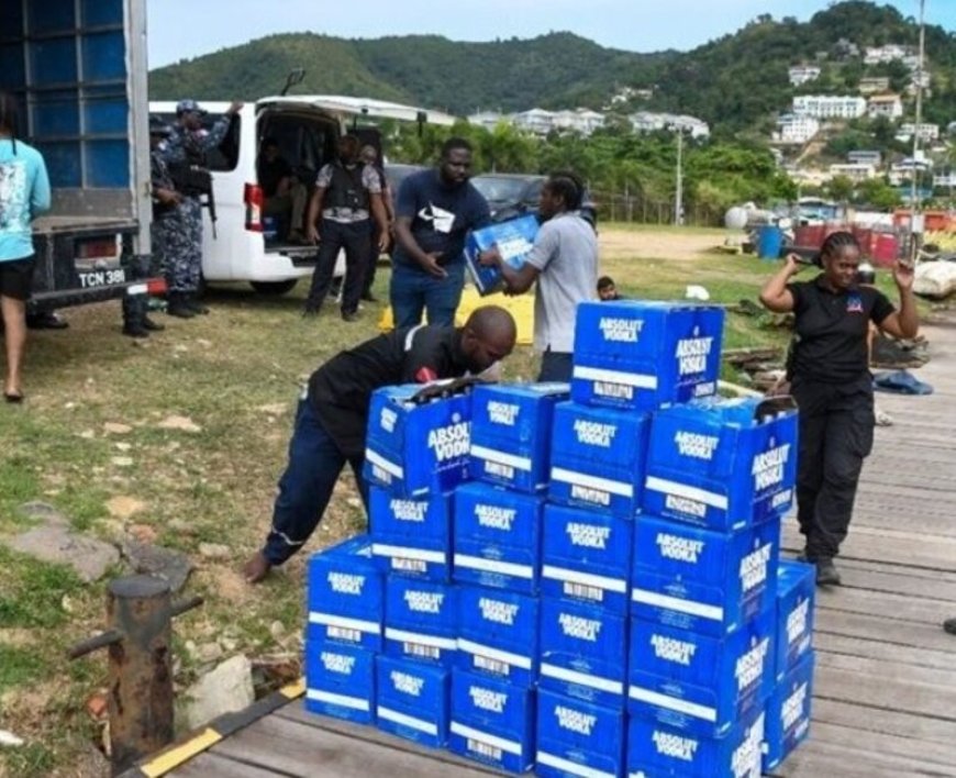 Grote partij smokkelwaar uit Suriname onderschept in Trinidad