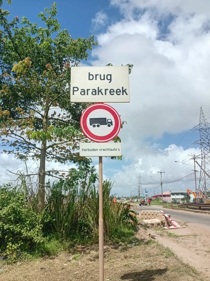 Brug Parakreek uit veiligheidsoverwegingen gesloten voor vrachtverkeer