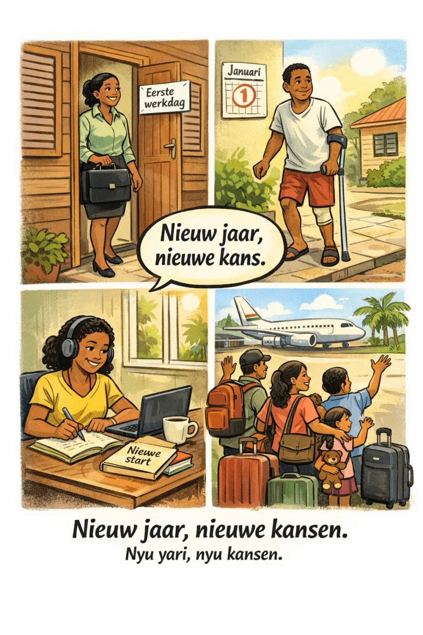 Een nieuw begin in het nieuwe jaar