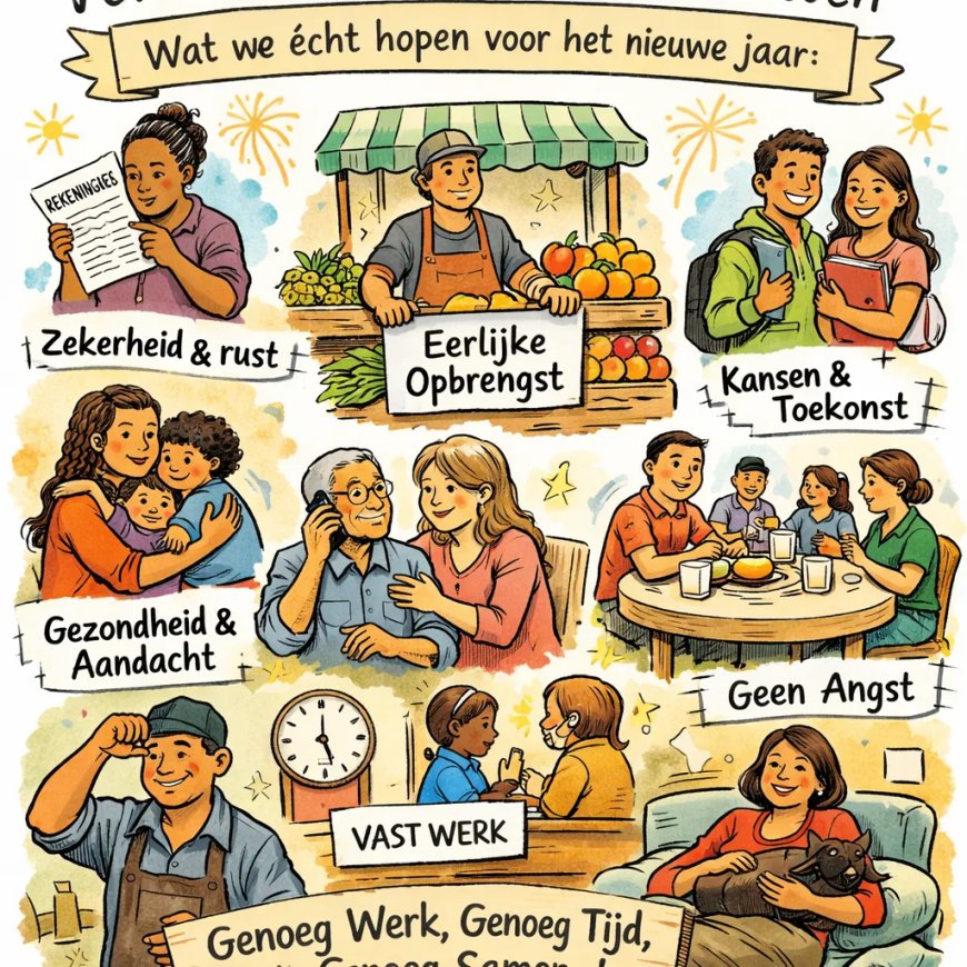 Nieuwjaarswensen van gewone mensen