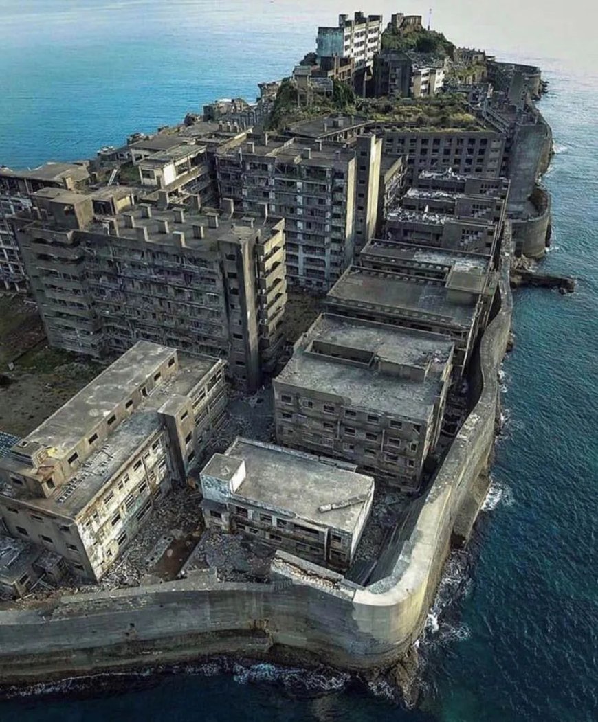 WIST U DAT: In 1959 het Japanse eiland Hashima het dichtstbevolkte stukje land ter wereld was