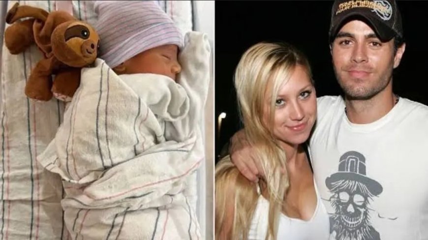 Enrique Iglesias en Anna Kournikova verwelkomen vierde kindje