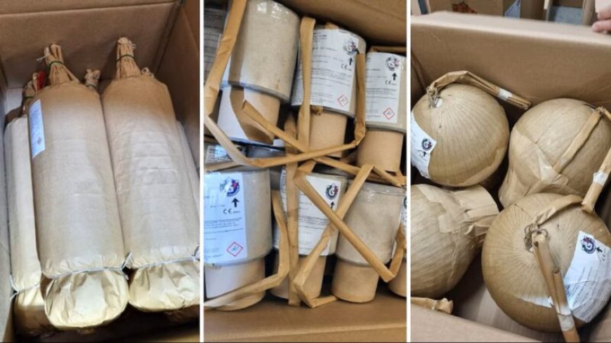 Illegaal vuurwerk in beslag genonem bij importeur