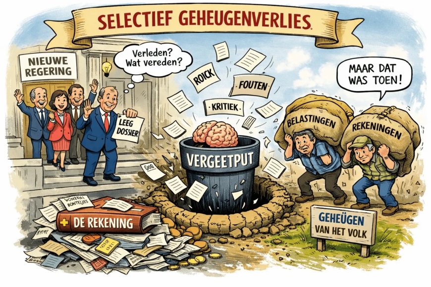 Selectief geheugenverlies als regeringsprogramma