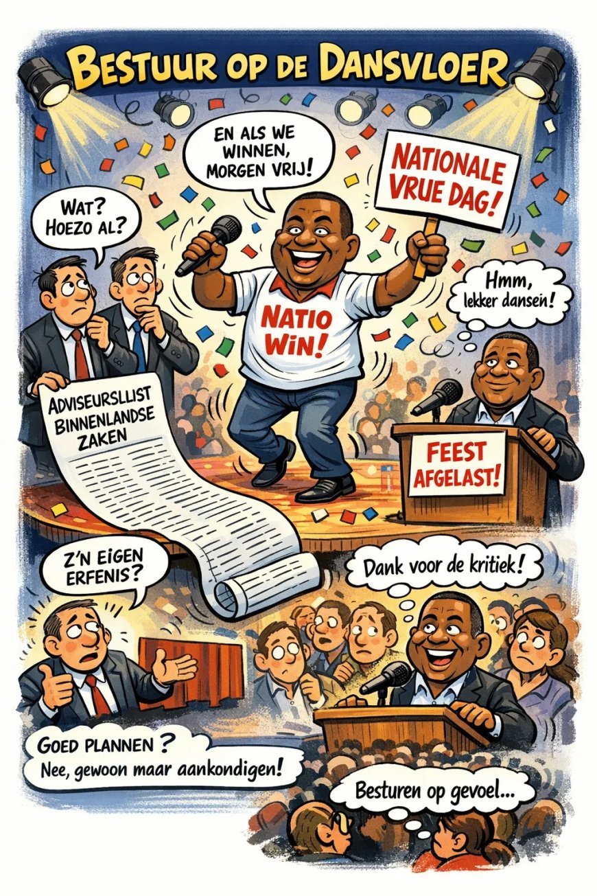 Bestuur op de dansvloer