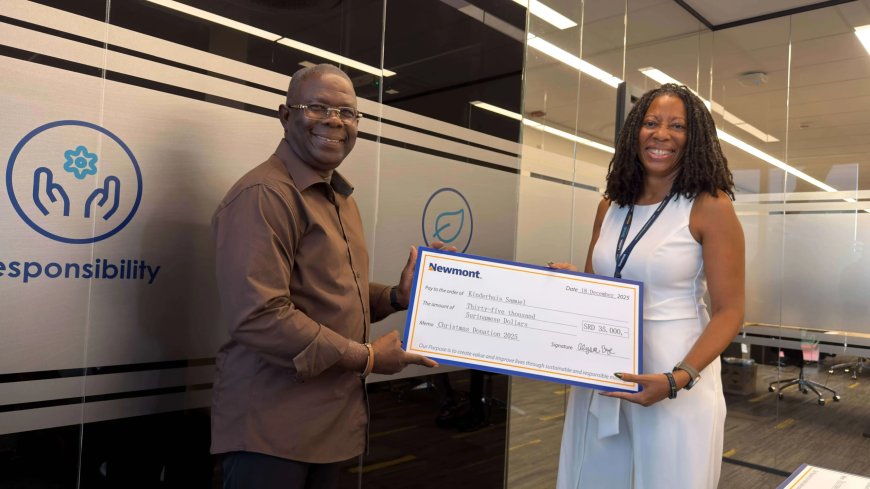 Newmont Suriname ondersteunt kinderhuizen