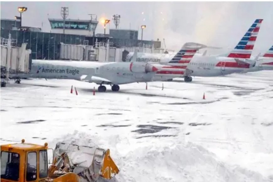 Zware winterstorm legt luchtverkeer in de VS grotendeels stil