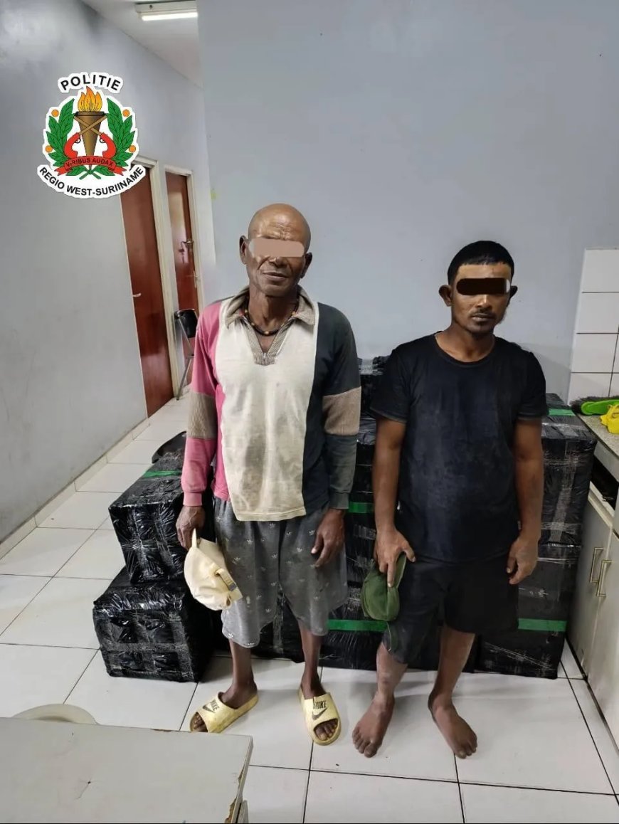 Tijdens controle op Corantijnrivier 19 dozen illegaal vuurwerk uit Guyana onderschept