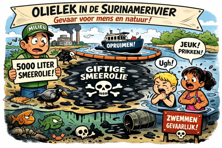 Zwarte vlek op ons water: een waarschuwing die we niet mogen negeren  