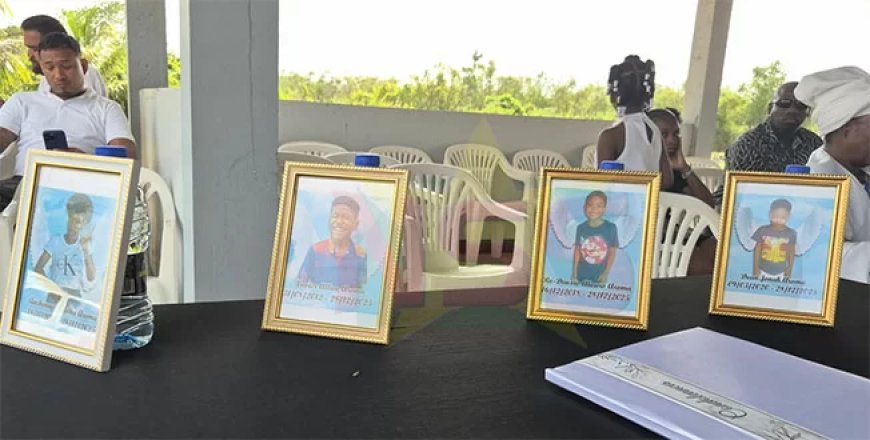 Vier kinderen Aroma in stilte begraven in Marienburg