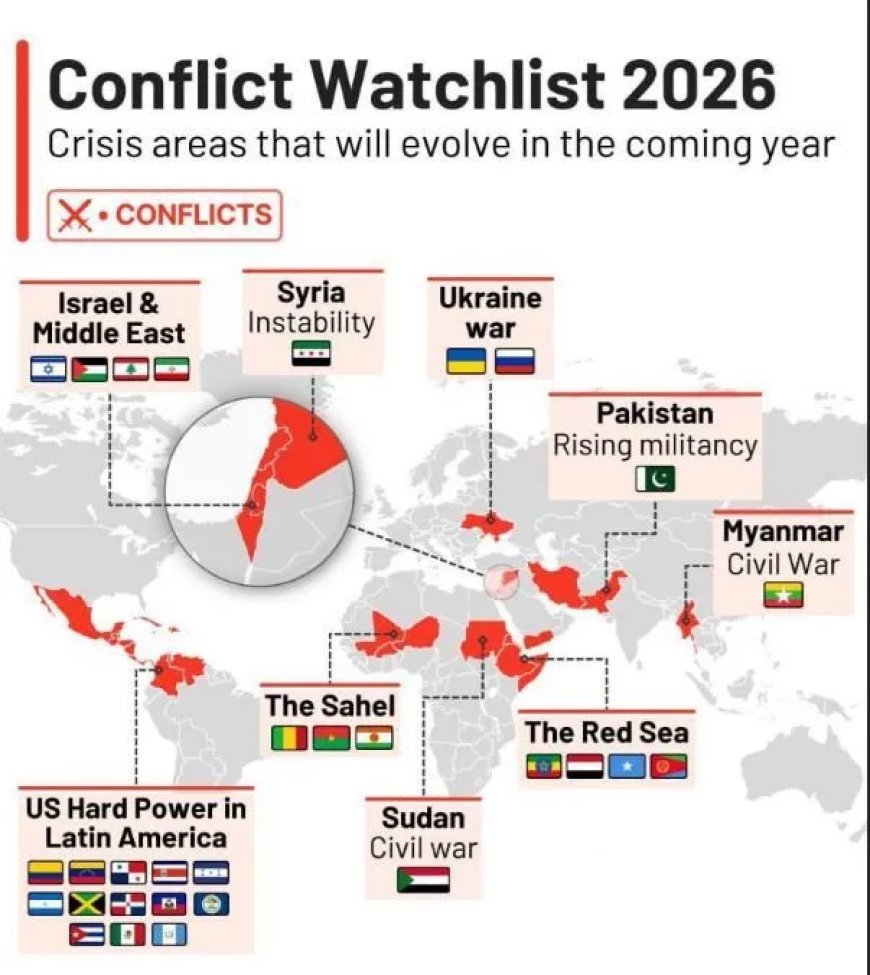 De meest explosieve conflictgebieden ter wereld in kaart gebracht voor 2026