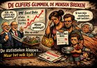 De cijfers glimmen, de mensen breken