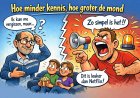 Hoe minder kennis, hoe groter de mond