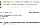 Dossier houtexport 9: PG bevestigt: LVV kan onbeperkt aangifte doen van strafbare feiten