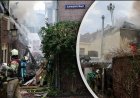 Explosies en grote brand in centrum van Utrecht