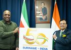 Gezamenlijk jubileumlogo onthuld: Suriname en India markeren 50 jaar diplomatieke betrekkinge