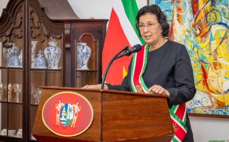 Nieuwjaarsboodschap president Simons: 2026 moet Suriname door herstel en eenheid dragen