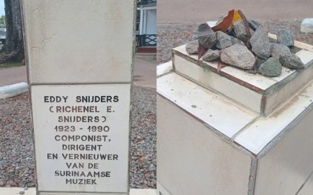 Bronzen kop Eddy Snijders gestolen bij Fort Zeelandia